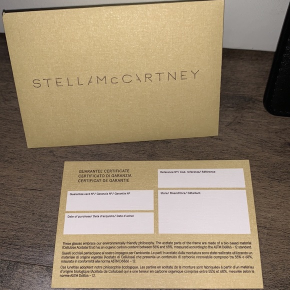 STELLA McCARTNEY SC 0033 S-001 BLACK SMOKE SUNGLASSES - Picture 7 of 12
